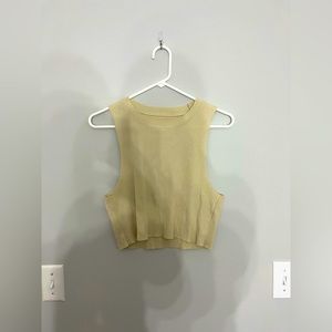 Aerie ribbed cropped tank size XL